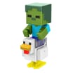 Minecraft: Build A Portal 8cm Figure GTP08 - Zombie Chicken Jockey