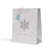 Festive Feeling: Luxury Hand Finished Christmas Gift Bags (6 Pack) - Silver