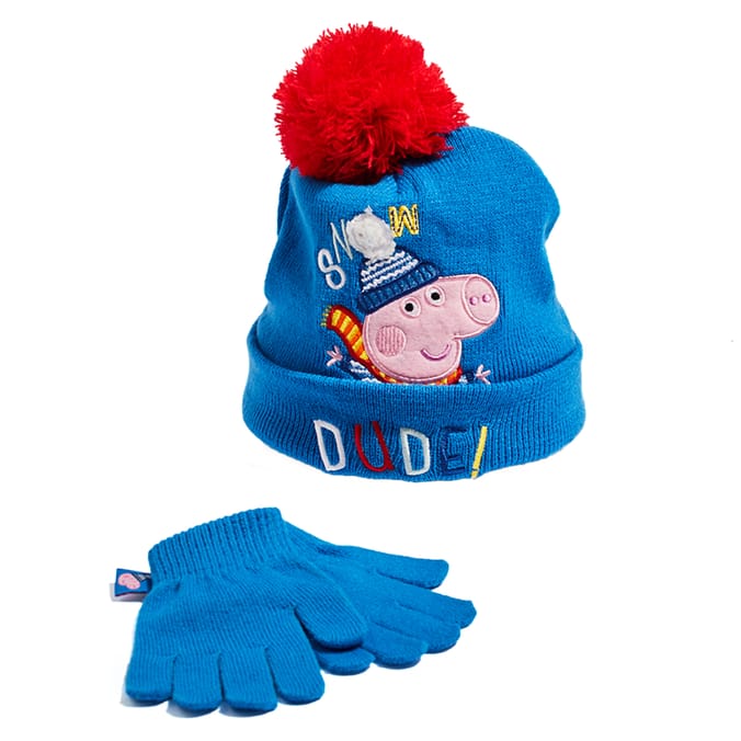 Peppa pig best sale hat and mittens