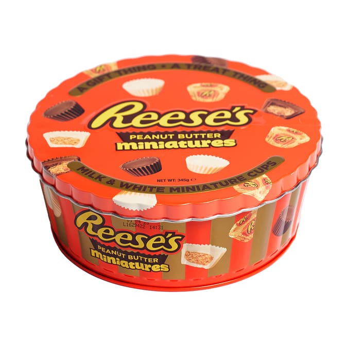 reese-s-peanut-butter-cup-miniatures-tin-345g-pieces-reeses-tins-home-bargains