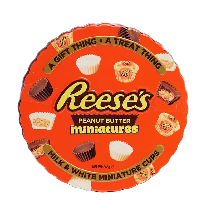 reese-s-peanut-butter-cup-miniatures-tin-345g-pieces-reeses-tins-home-bargains