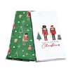 Home Collections: Set of 2 Cotton Tea Towels - Nutcracker