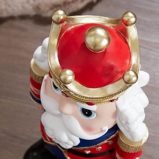 Festive Feeling LightUp LED Nutcracker Ornament, decoration, decor