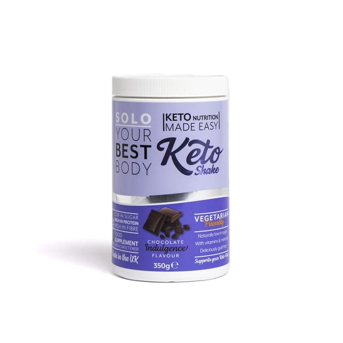 Solo Keto Shake 350g Chocolate Indulgence, diet, fitness, nutrition