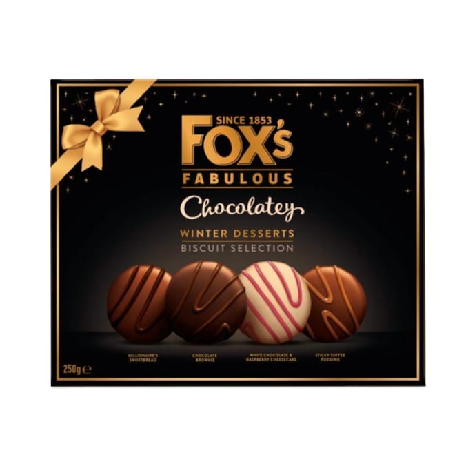 Fox's Fabulous Chocolatey Winter Desserts Biscuit Selection 250g