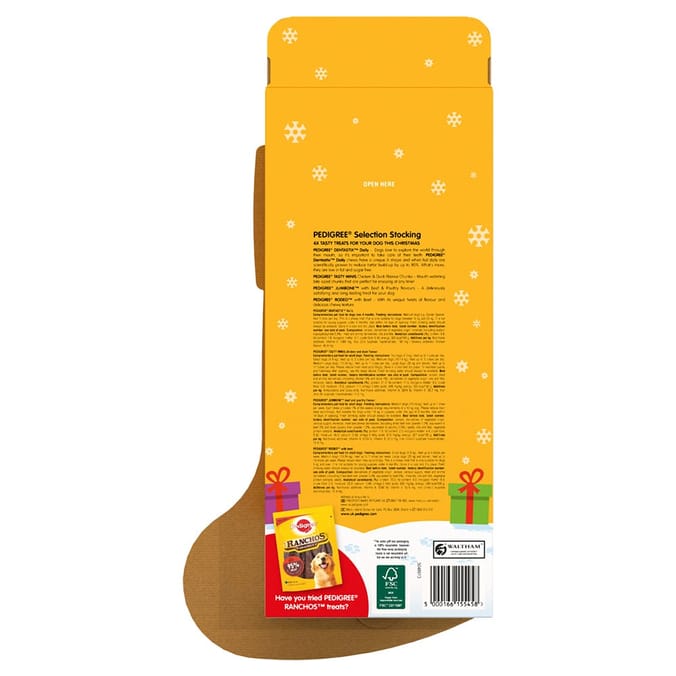 Pedigree: Adult Dog Treat Christmas Stocking 367g | Home Bargains