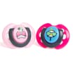 Tommee Tippee: Fun Soother 2 Pack 0-6m