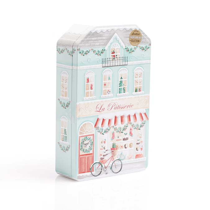 Patisserie Shop Biscuit Tin, shortbread, Scottish Shortbread Rounds