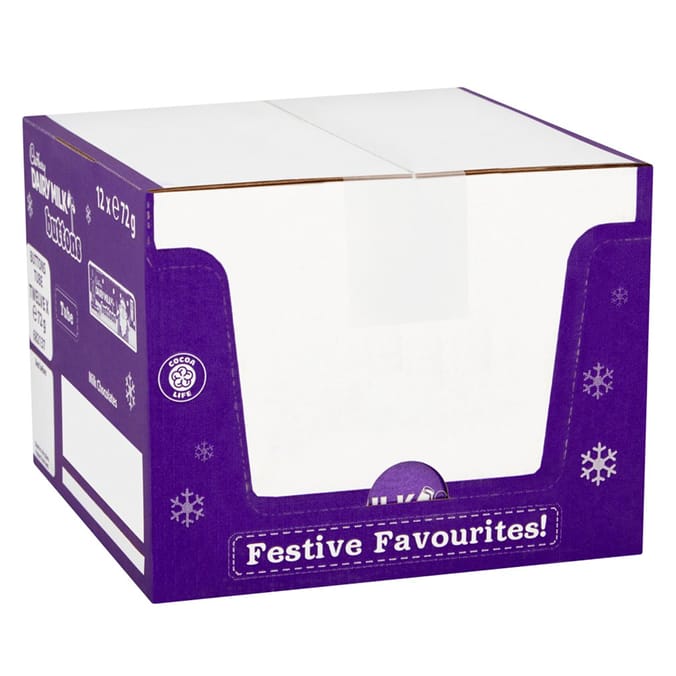 Cadbury Dairy Milk Buttons Chocolate Tube (Case of 12 x 72g) selection