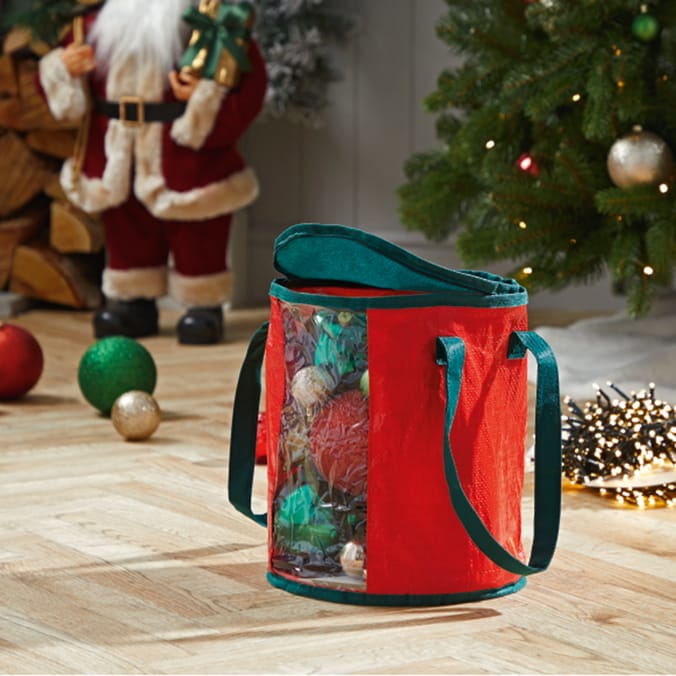 Festive Feeling Storage Bag (Case of 3), decoration, storage, bag, zip