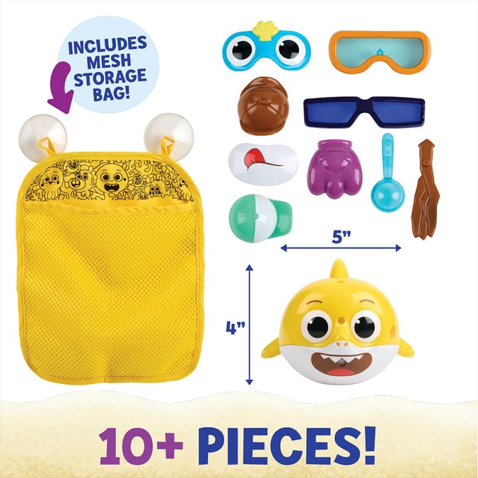 Nickelodeon Baby Shark Mix And Match Bath Swimmer, toddler, preschool