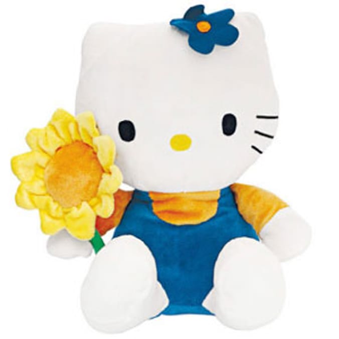 Sunflower kitty plush toy