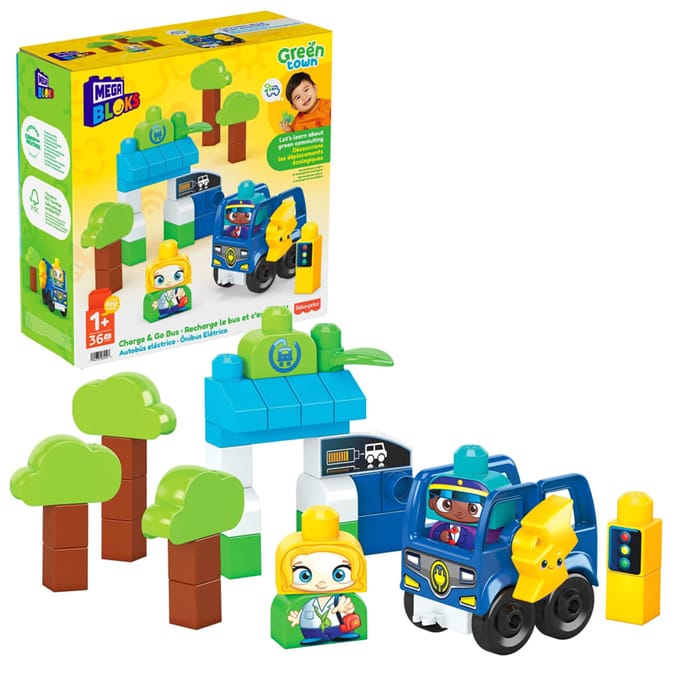 Mega Bloks: Green Town Charge & Go Bus HDX9