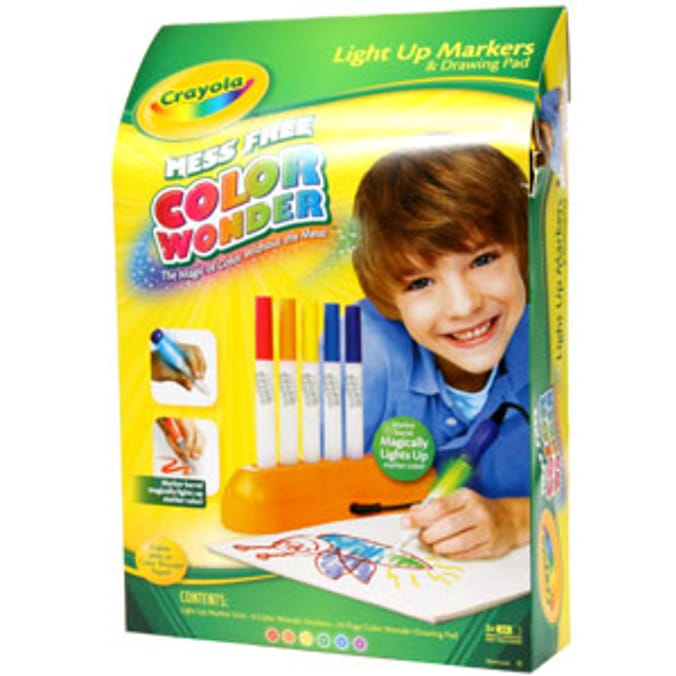 Crayola Light Up Markers & Drawing Pad