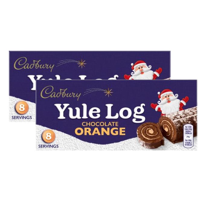 Cadbury: Yule Log Chocolate Orange (Case of 2)