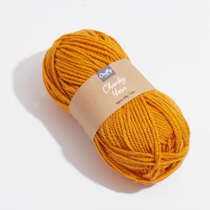 Crafty Things Chunky Yarn 100g Mustard (Case of 6), 29184, 10291849