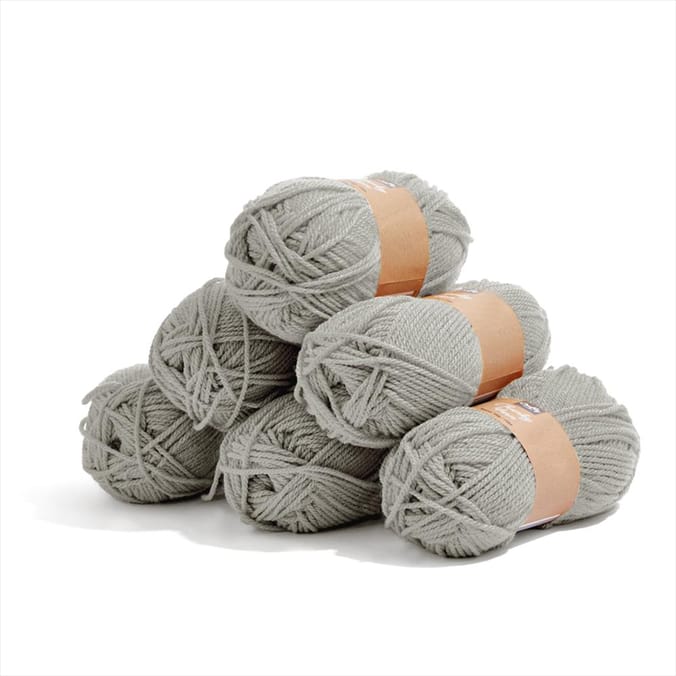 Crafty Things: Chunky Yarn 100g - Grey (Case of 6), 29184