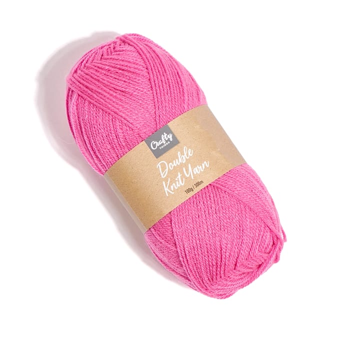 Crafty Things: Double Knit Yarn - Pink 100g (Case of 6), 33905