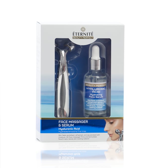 Eternite Face Massager & Serum Gift Set Home Bargains