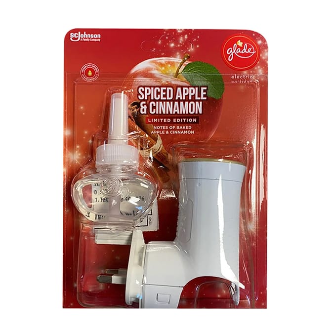 Glade Electric Scented Oil Spiced Apple & Cinnamon, fragrance