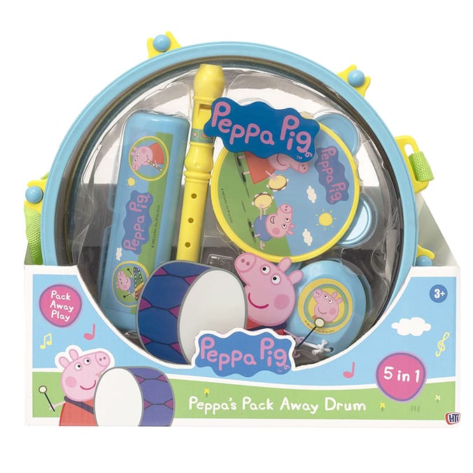 Peppa pig hot sale drum kit