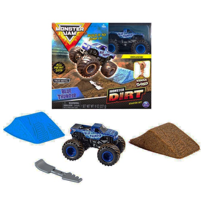 Monster Jam Kinetic Sand Dirt Starter Set