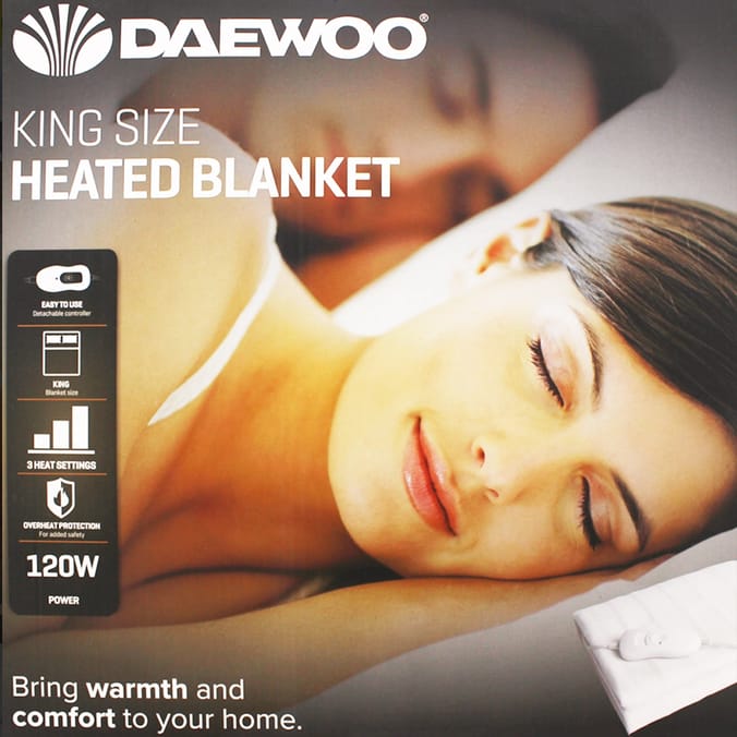 Daewoo Heated Blanket (Double) electric blanket electronic energy