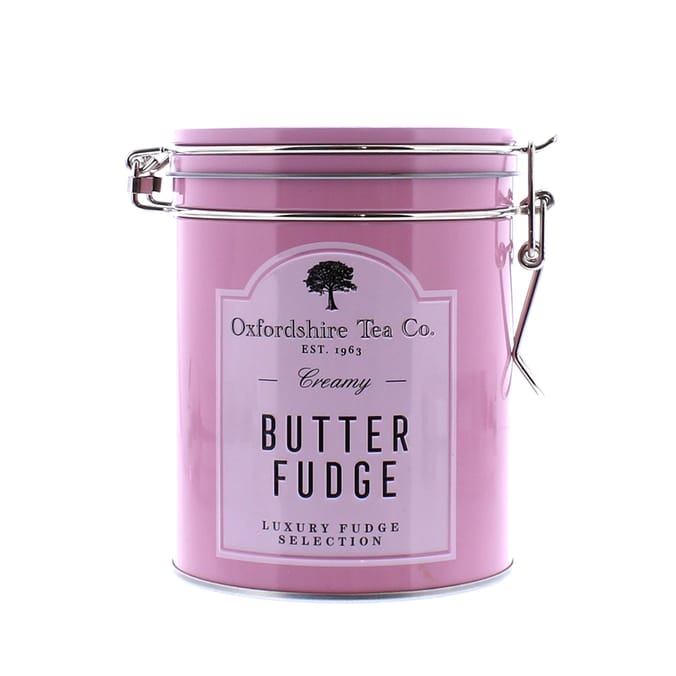 Oxfordshire Tea Co. Butter Fudge Tin, sweet, sweets, pudding, fudge