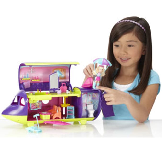 Polly pocket hot sale airplane set