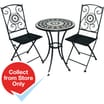 Mosaic Bistro Garden Set: Black