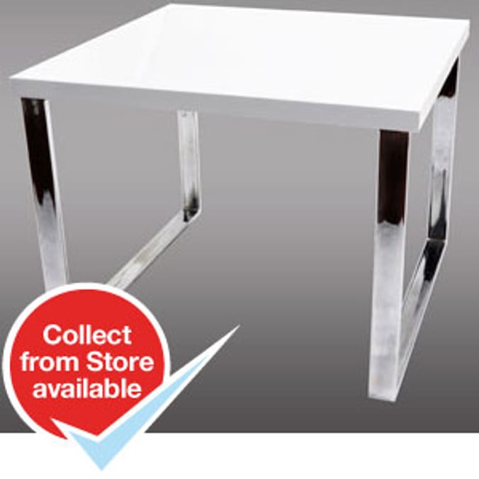 Home bargains white side table discount