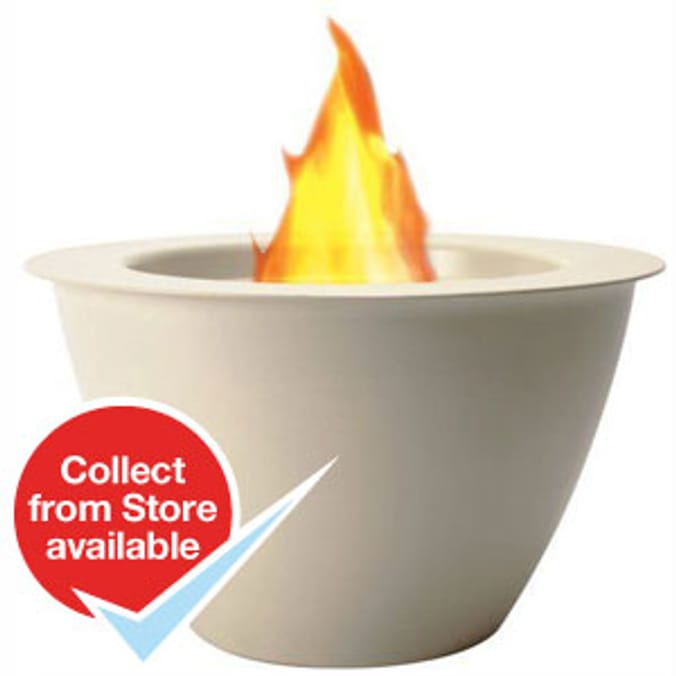 Slemcka Gel Fuel Fire Bowl Cream