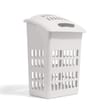 Home Utility: Upright Laundry Basket - White