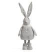 Spring Standing Plush Bunny - Grey