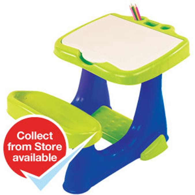 Blue and Green Study Desk Home Bargains