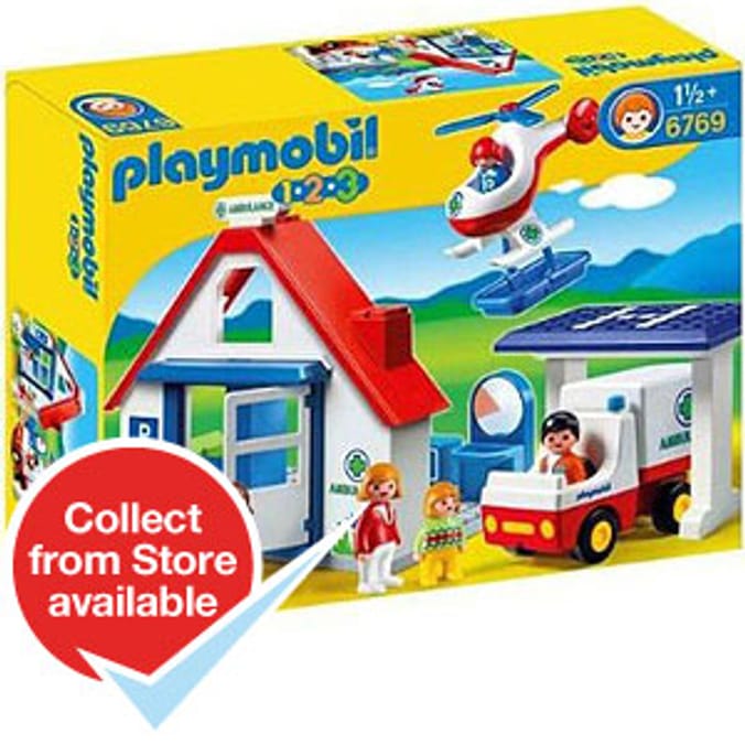 Playmobil 123 Hospital Home Bargains