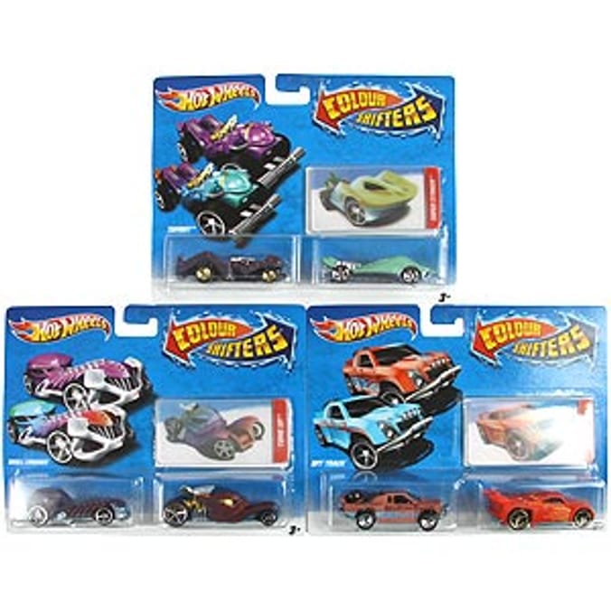 Hot Wheels 2Pk Colour Shifters Set of 3 Home Bargains