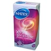 Mates Extra Pleasure Ribbed Condoms 12 Pack