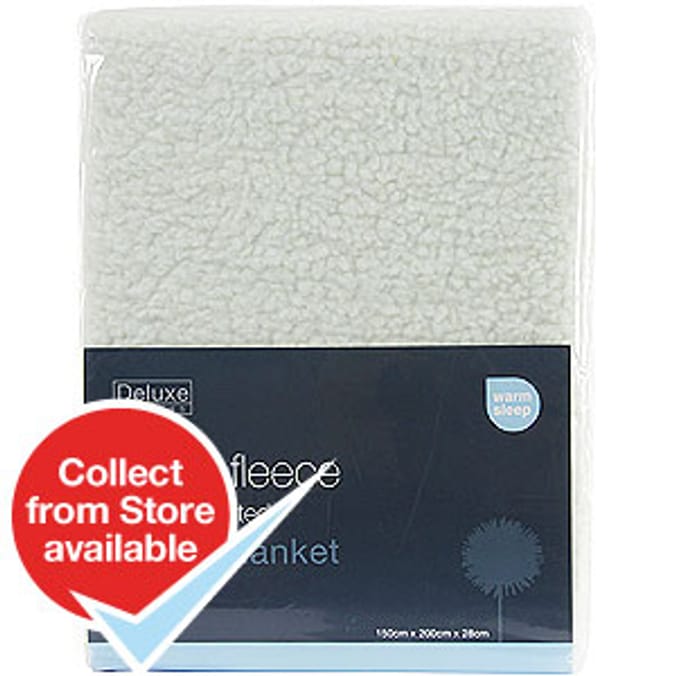 Luxury Fleece King SIze Fitted Under Blanket Home Bargains