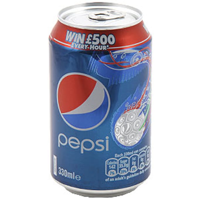 Pepsi (Case of 24 Cans) coke Home Bargains