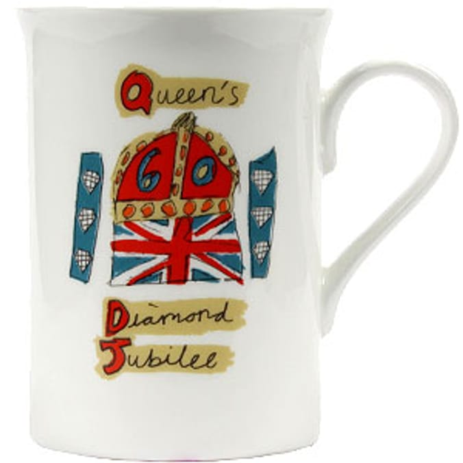 Queen's Diamond Jubilee Fine Bone China (Set of 6) Home Bargains