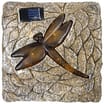 Garden Dragonfly Stepping Stone With Solar Light 