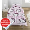 Hello Kitty Single Duvet and Pillowcase Set