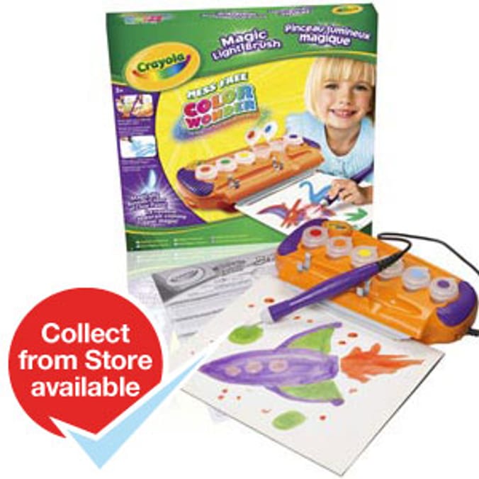 Crayola Color Wonder Magic Light Brush, Craft Kits, Baby & Toys