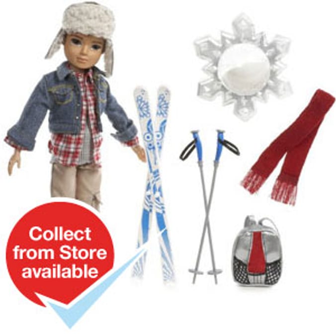 Moxie Boyz Owen Doll with Skis Home Bargains